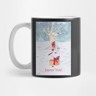 Woodland creatures + Joyeux Yule Mug